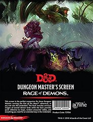 Dungeons & dragons Dungeon Master's Screen Rage of Demons